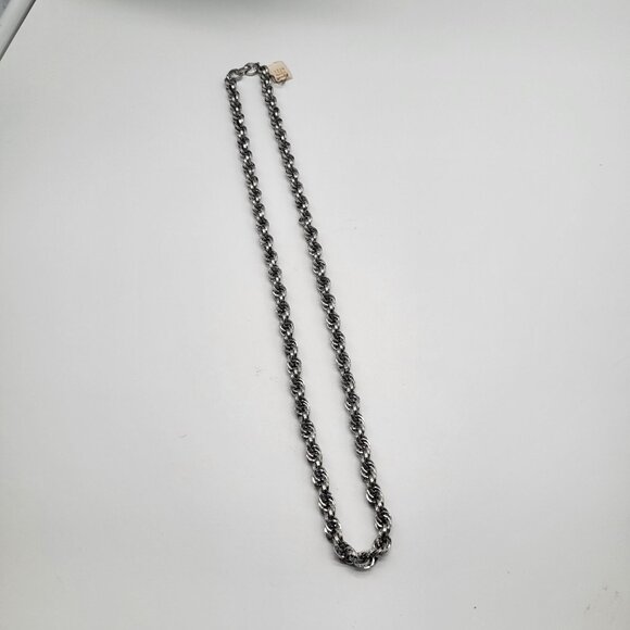 VTG Monet Silver Necklace Suzette #4721 with tag - Picture 7 of 9